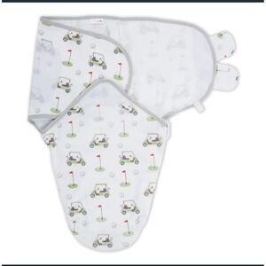 Lolly Banks Golf Baby Sleep Swaddle 100% Organic Cotton Size 3-6 Months